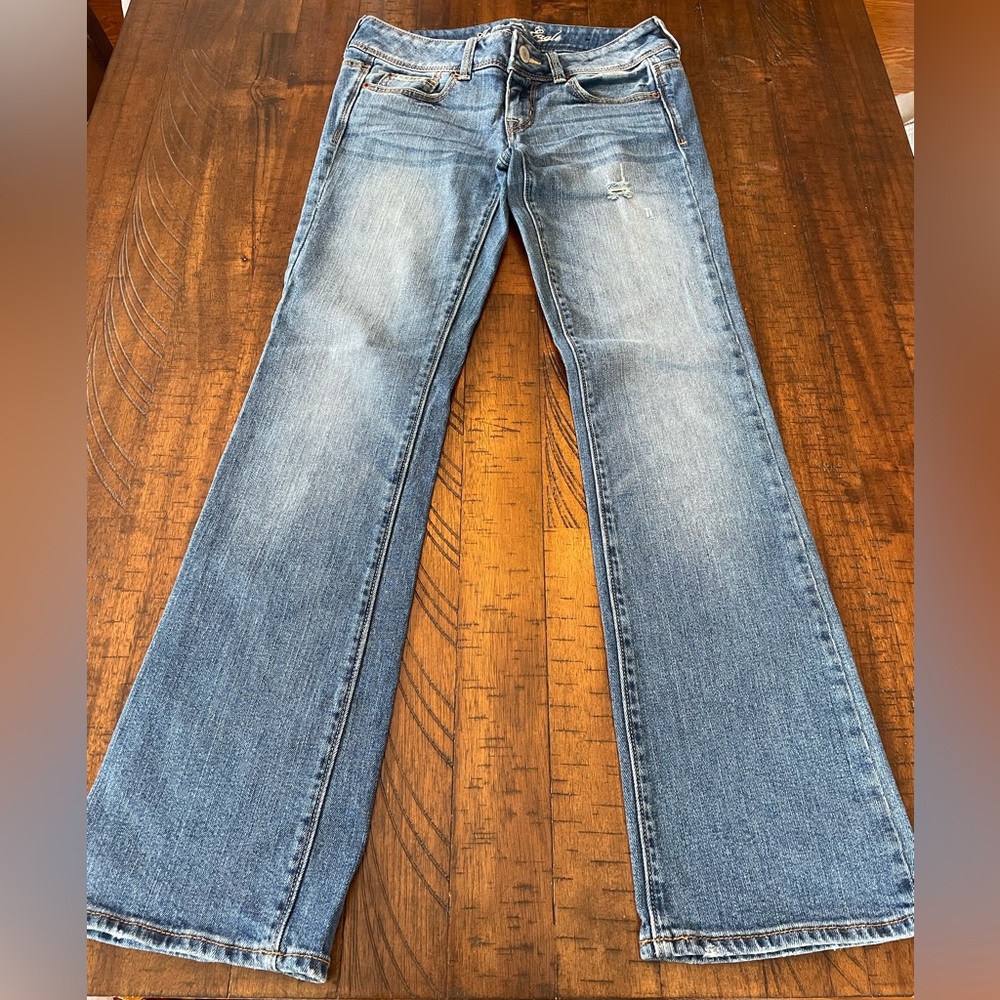 American Eagle Boot Cut Blue Jeans Size 2